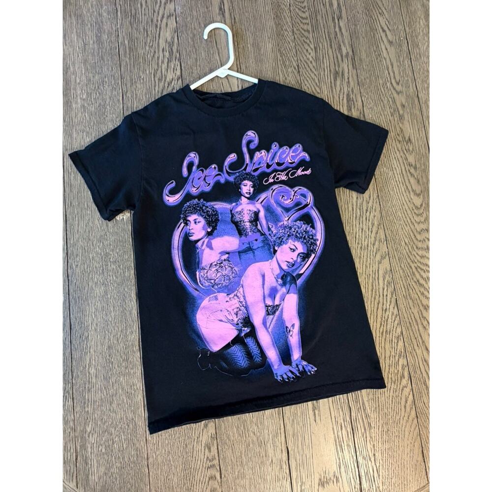 New Collection Ice Spice Size S Unisex BLACK T SHIRT